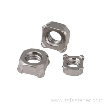 SUS304/316 stainless steel square nuts DIN928